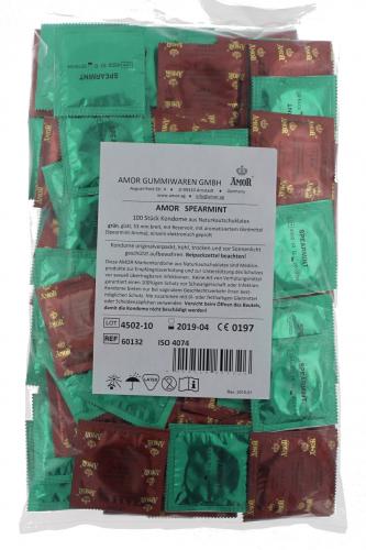 Amor Kondome 100er - Auswahl: SPEARMINT