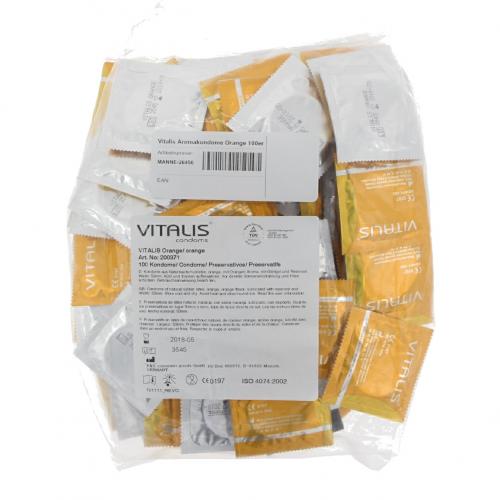 Vitalis Kondome 100er - Auswahl: Aroma Orange