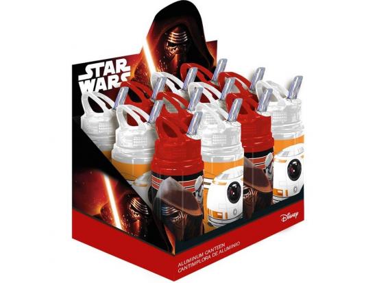 Star Wars Aluminium Trinkflasche - Auswahl: Schwarz