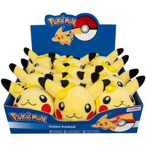 Pokemon Pikachu Plsch 8cm Portemonnaie