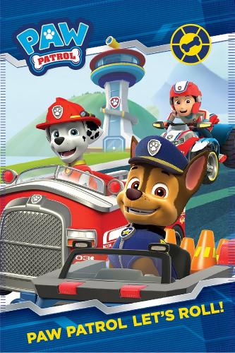 Paw Patrol Fleecedecke - Gre: 100x140cm - Motiv: Lets Roll