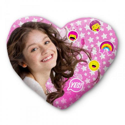 Soy Luna Kissen Herzform