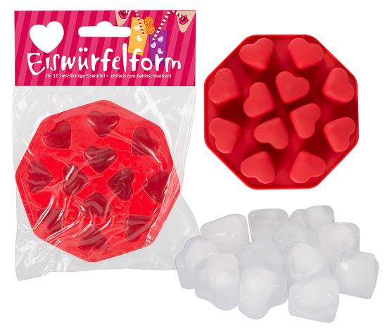 Orion Eiswrfelform - Farbe: rot - Menge: 1Stck