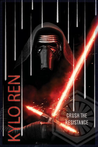 Disney Star Wars Fleecedecke 100x140cm - Auswahl: Kylo Ren