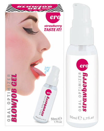HOT Ero Blowjob-Gel - Erdbeer Aroma - 50ml