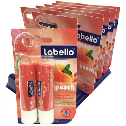Labello Lippenpflege Fruity Peach DUO-Pack