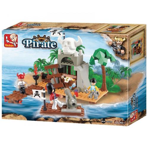 Sluban Piraten-Schatz-Insel 142 Teile M38-B0278