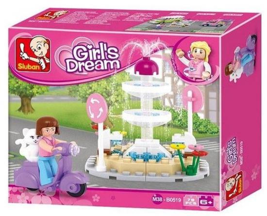 Sluban Mdchen trumen Brunnen 79 Teile M38-B0519