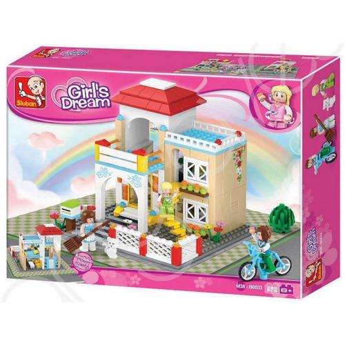 Sluban Mdchen Girls Dream Private Villa 380 Teile M38-B0533