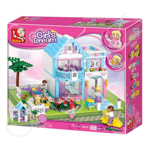 Sluban Girls Drean Familienhaus 539 Teile M38-B0535