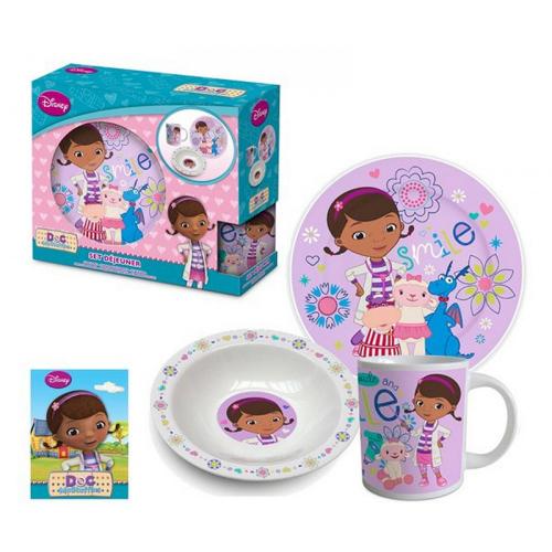 Disney Frhstck Set 3 Stck Doc Mcstuffins 25x19x19cm