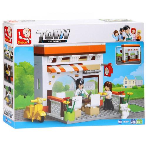 Sluban Town Business-Street Bistro 134 Teile M38-B0567