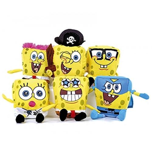 Spongebob Pl�sch 6 sortierte 12cm - Auswahl: Blaues Kost�m