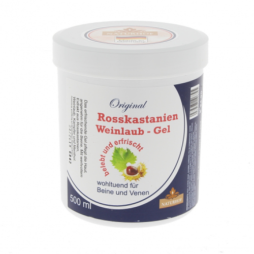 Rosskastanien Weinlaub Gel 500ml - Naturhof
