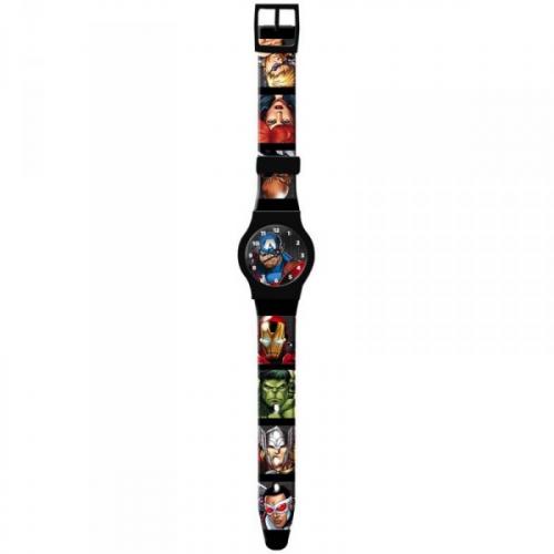 Marvel Avengers Analog Uhr - Auswahl: Schwarz