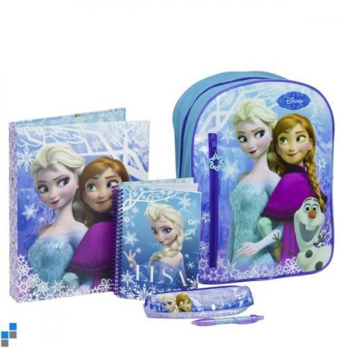 Disney Frozen Rucksack 35cm mit Schreibwaren
