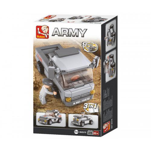 Sluban Armee 9into1 Truppentransporter 3in1 M38-0537E