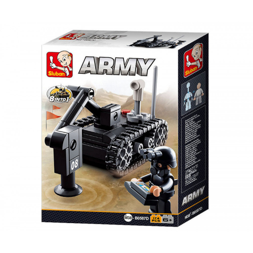 Sluban Armee 8into1 Sweeper Mienensuchgert M38-0587D
