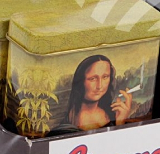 Rainbow Sortierung Zigaretten Box Metall mehrfarbig - Auswahl: Mona Lisa