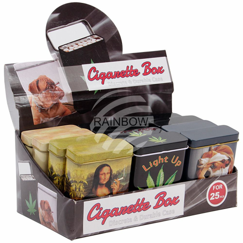Rainbow Sortierung Zigaretten Box Metall mehrfarbig - Auswahl: Raffael Engel