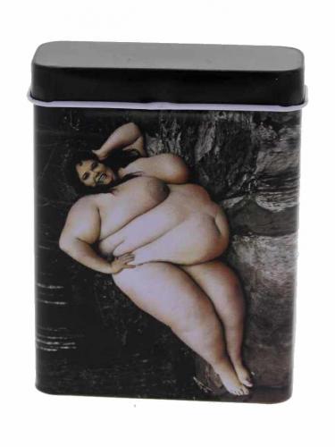 Rainbow Sortierung Zigaretten Box Metall mehrfarbig - Auswahl: Erotische Frau