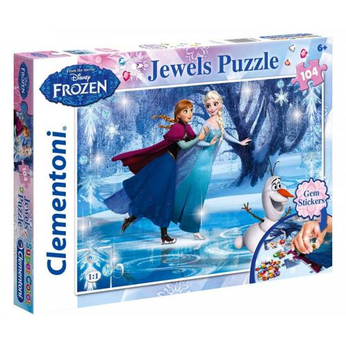 Disney Frozen Die Eisknigin Juwelen Puzzle 104 Teile