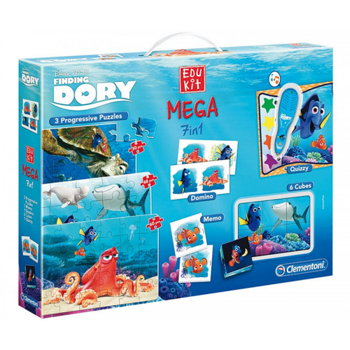 Disney Finding Dory Findet Dorie Mega Lern Set 7in1 Puzzle Domino Memo uvm.