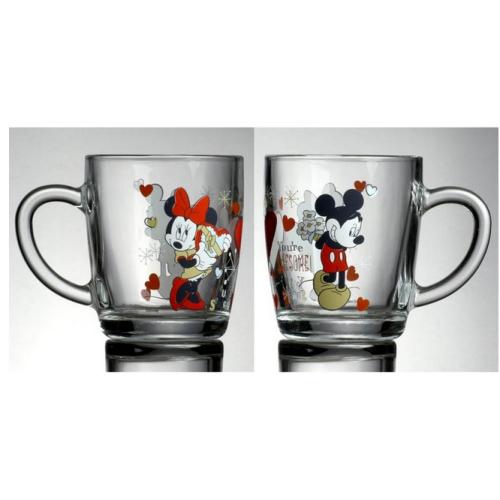 Becher Mickey und Minnie Herz 350 ml Disney