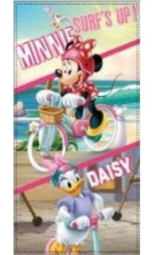 Disney Minnie Maus Badetuch Handtuch 140x70cm - Auswahl: 2 Minnie Surfs Up