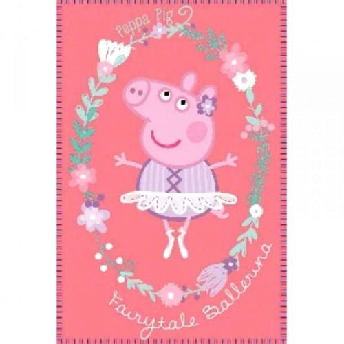 Peppa Wutz Fleecedecke - Auswahl: Rosarot