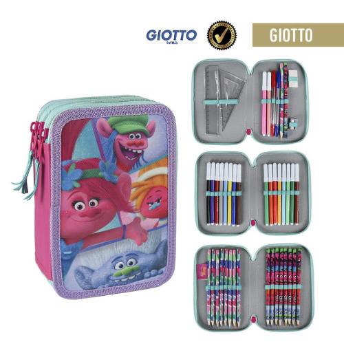 Triple Federm�ppchen mit Stifte 42-teilig - Auswahl: Trolls