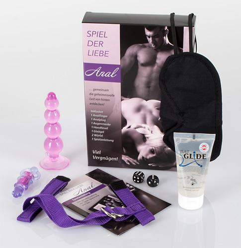 Spiel der Liebe Anal - Farbe: schwarz - Aroma: ohne - Menge: 1Stck