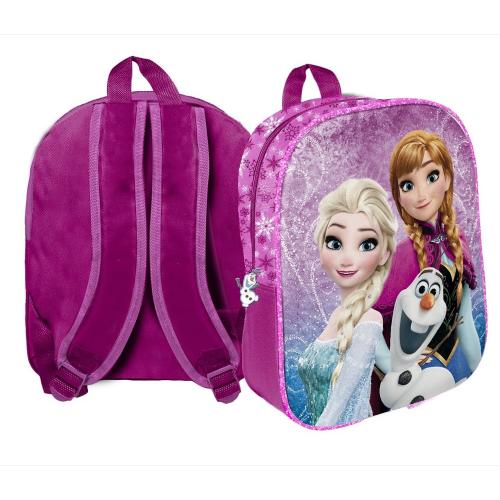 Disney Frozen Die Eisknigin Rucksack - Auswahl: Pink 32cm mit Fotodruck