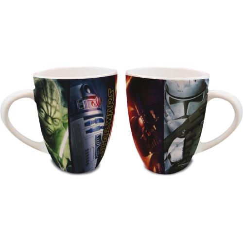 Disney/Marvel Porzellan Tasse 340ml - Auswahl: Star Wars Hoch