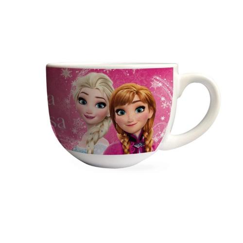 Disney/Marvel Porzellan Tasse 340ml - Auswahl: Frozen Breit Pink