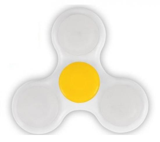 Rainbow Turbo Hand Spinner mit LED - Auswahl: Wei