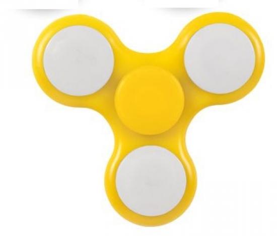 Rainbow Turbo Hand Spinner mit LED - Auswahl: Gelb