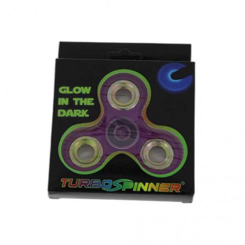 Rainbow Turbo Spinner Glow in the Dark Hand Spinner - Auswahl: Lila