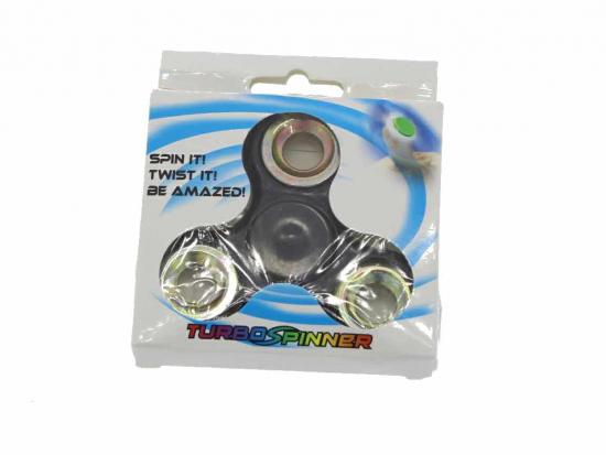 Rainbow Turbo Hand Spinner Sortierung zum Knallerpreis - Auswahl: Schwarz