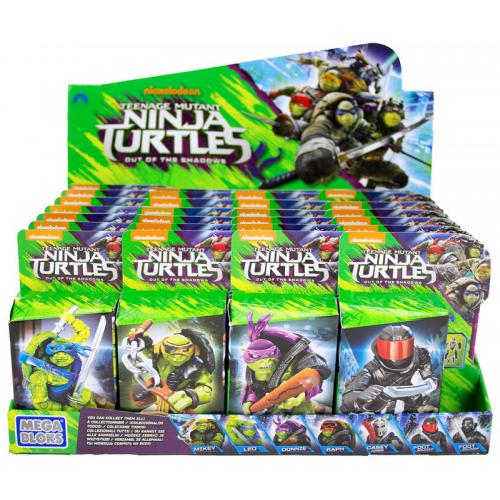Mega Bloks Ninja Turtles Baukasten Display - Auswahl: Foot