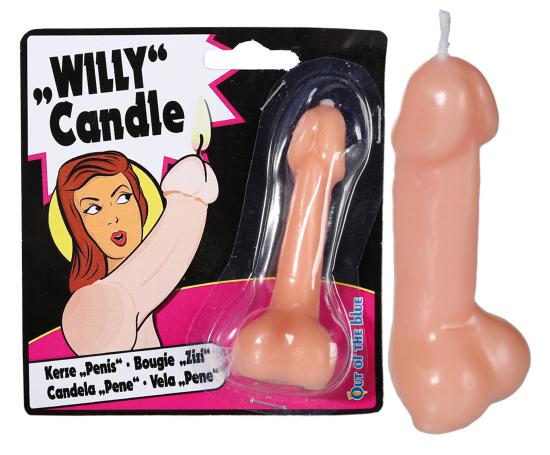 Orion WILLY Candle - Farbe: hautfarben - Aroma: ohne, Eigengeruch - Menge: 1Stck
