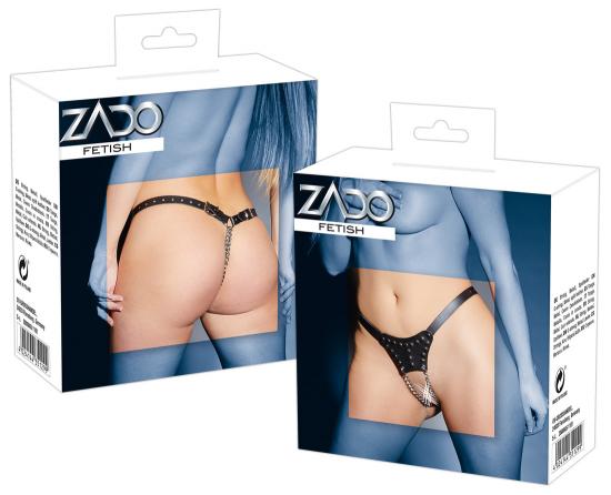 Zado ZADO Leder-String - Farbe: schwarz - Gre: S-L