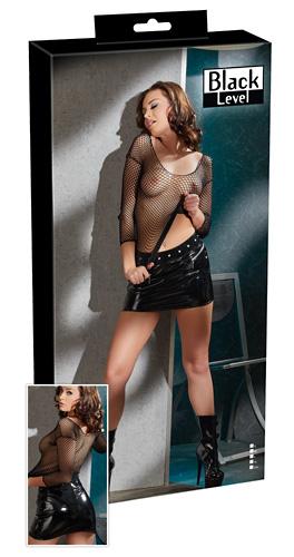 Black Level Lack-Minirock schwarz - Auswahl: Typ 3 M