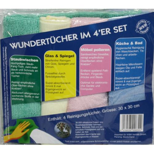 Wunder -T�cher-Set 4tlg. - Wunder