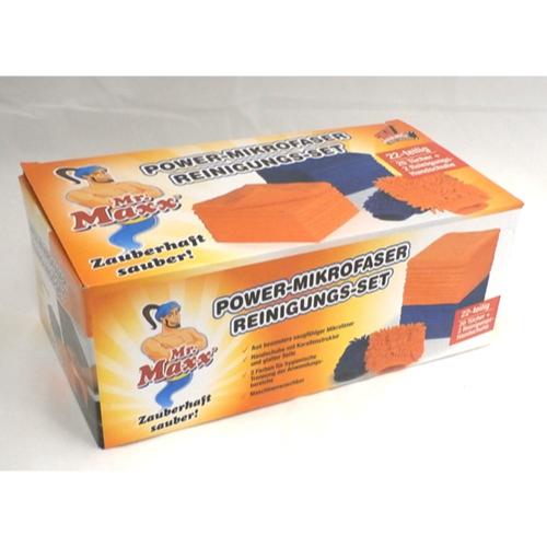 Stolz Microfaser-Tcher Set 22tlg. - orange/blau - seen