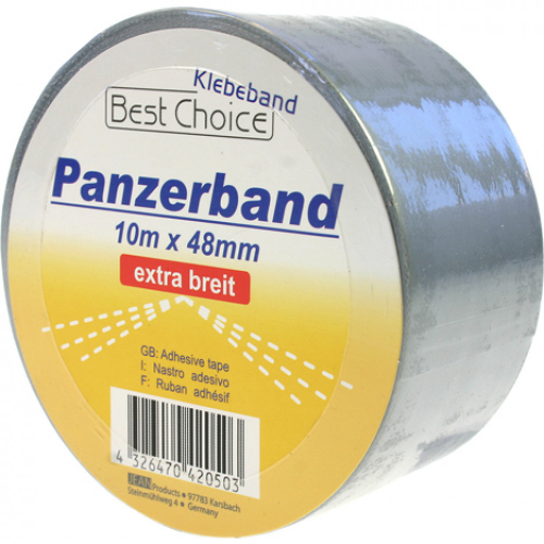 Best Choice Klebeband Panzerband 10m x 48mm silber