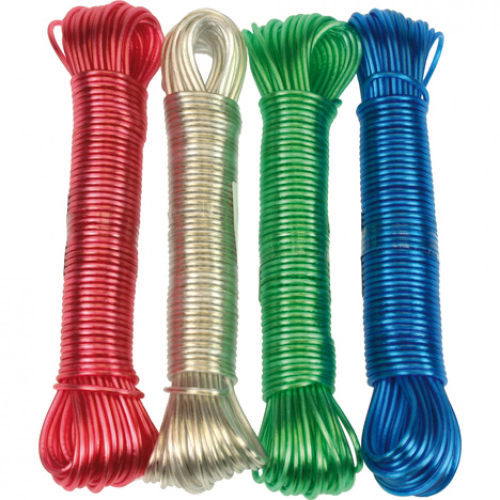 Wscheleine 20m mit Stahldrahteinlage - Auswahl: Blau