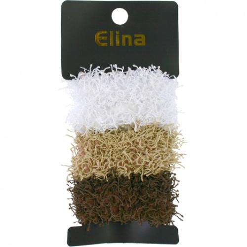 Haar-Silikon Zopfringe Haarschmuckset Haarreif Haarklammern Haargummis Haarclips - Auswahl: Haar Zopfgummis frottee�hnlich 6er Set