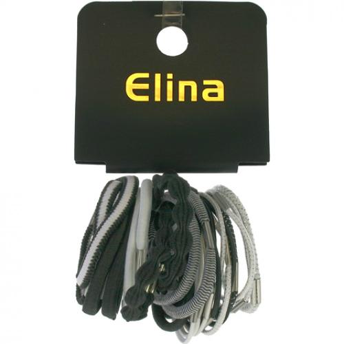 Haar-Silikon Zopfringe Haarschmuckset Haarreif Haarklammern Haargummis Haarclips - Auswahl: Haargummis 24er Set, je 5cm