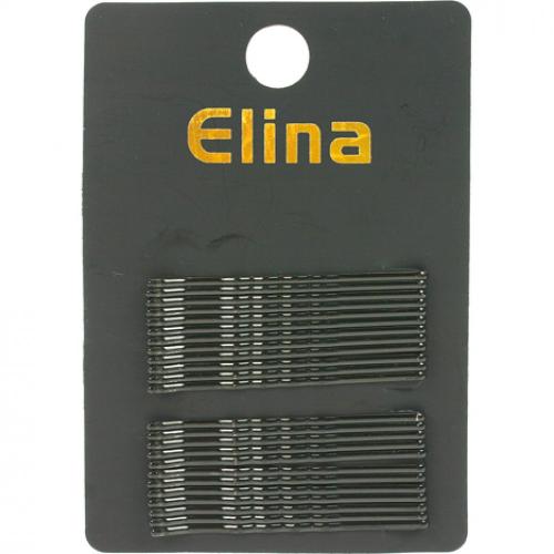 Haar-Silikon Zopfringe Haarschmuckset Haarreif Haarklammern Haargummis Haarclips - Auswahl: Haarklammern 24er auf Karte in schwarz
